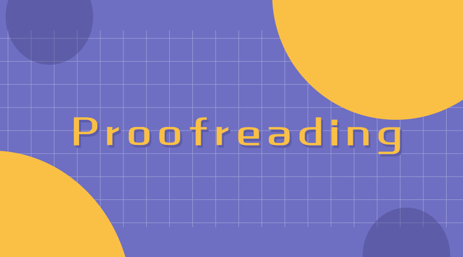 Proofreading