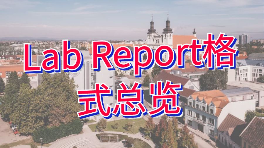 美國布蘭迪斯大學Lab Report格式總覽