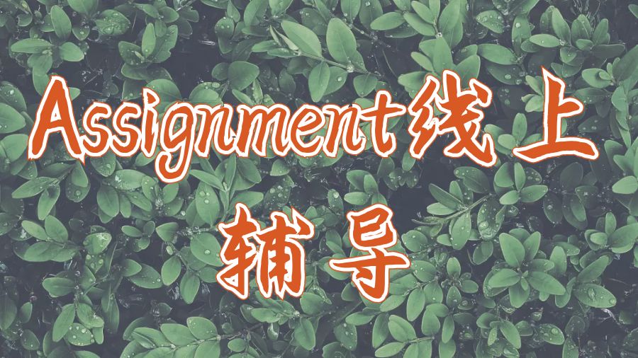 Assignment輔導