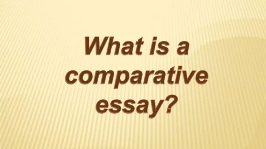 Comparison Essay