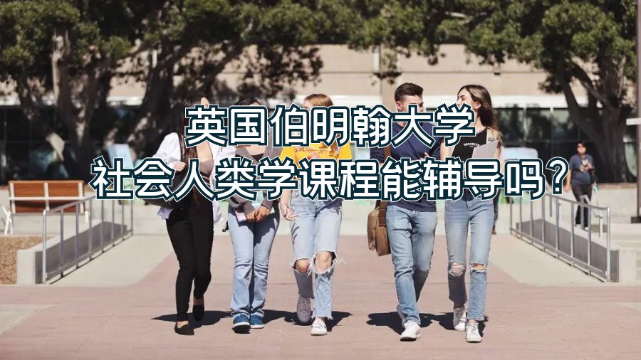 英國伯明翰大學(xué)社會(huì)人類學(xué)課程能輔導(dǎo)嗎?