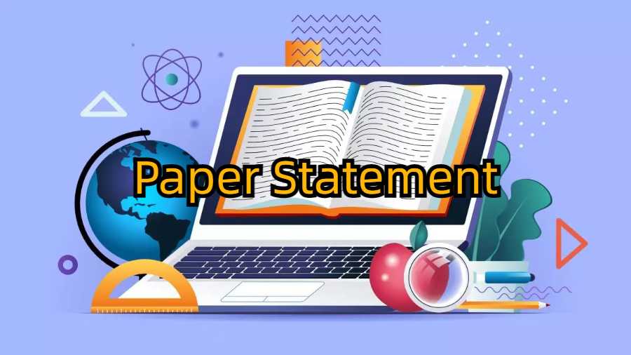 Paper Statement