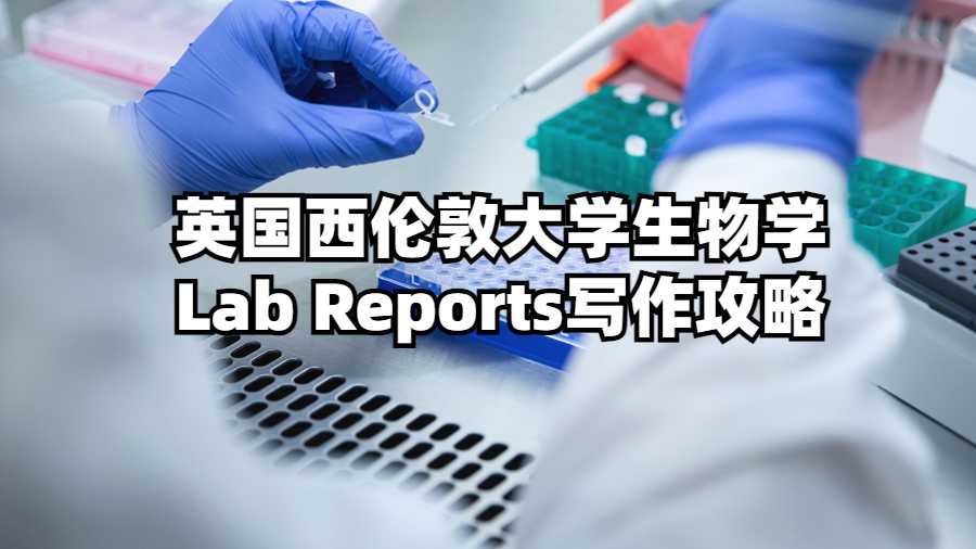 英國西倫敦大學生物學Lab Reports寫作攻略