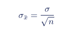 中心極限定理公式