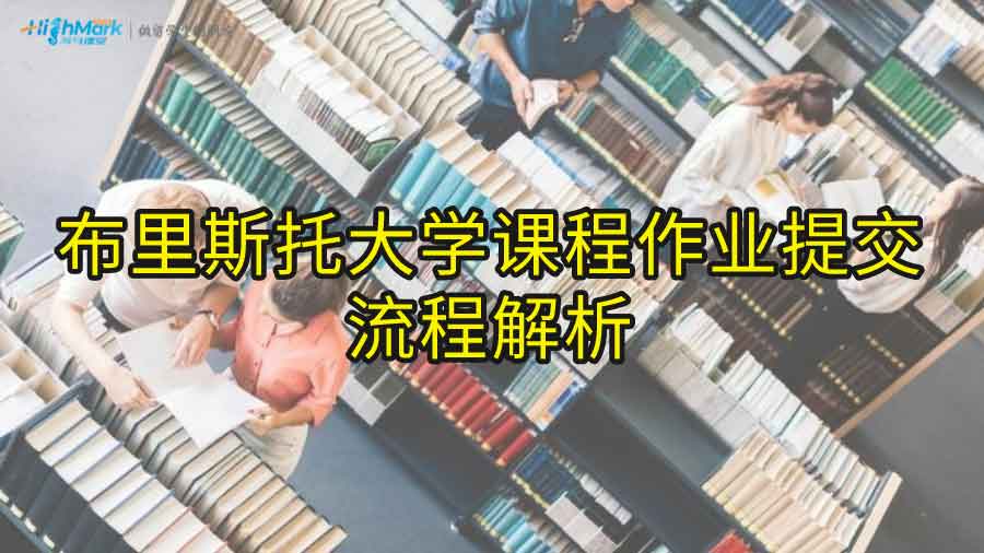 布里斯托大學課程作業提交流程解析