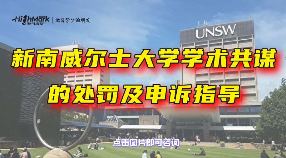 新南威爾士大學學術共謀的處罰及申訴指導